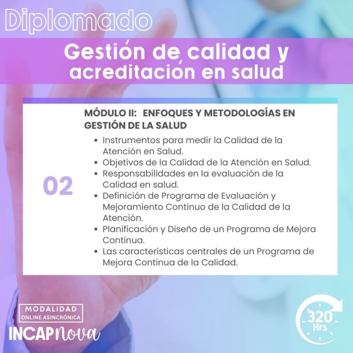 DIPLOMADO GESTIÓN Y ACREDITACIÓN EN SALUD - Imagen 3