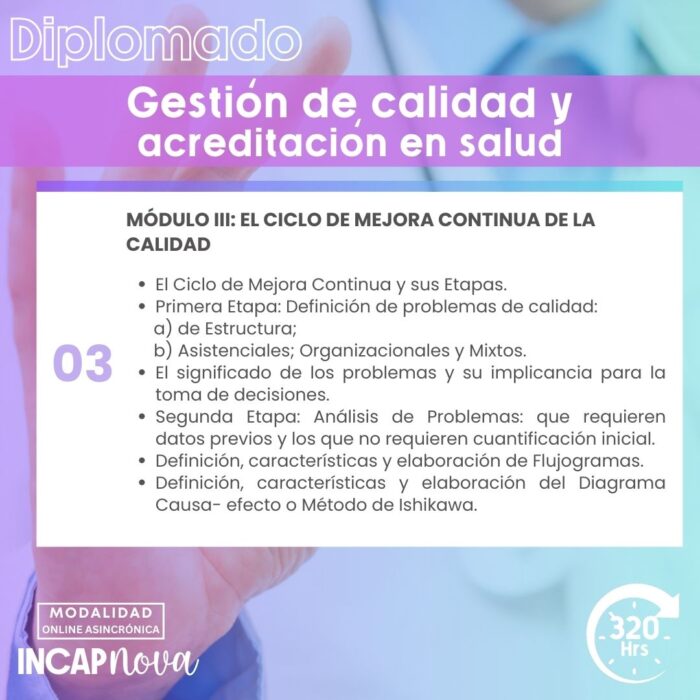 DIPLOMADO GESTIÓN Y ACREDITACIÓN EN SALUD - Imagen 4