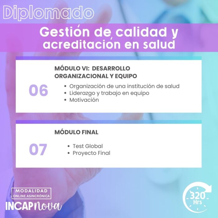 DIPLOMADO GESTIÓN Y ACREDITACIÓN EN SALUD - Imagen 7