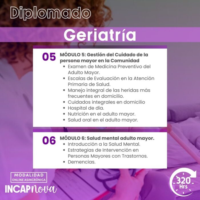 DIPLOMADO EN GERIATRÍA - Imagen 5