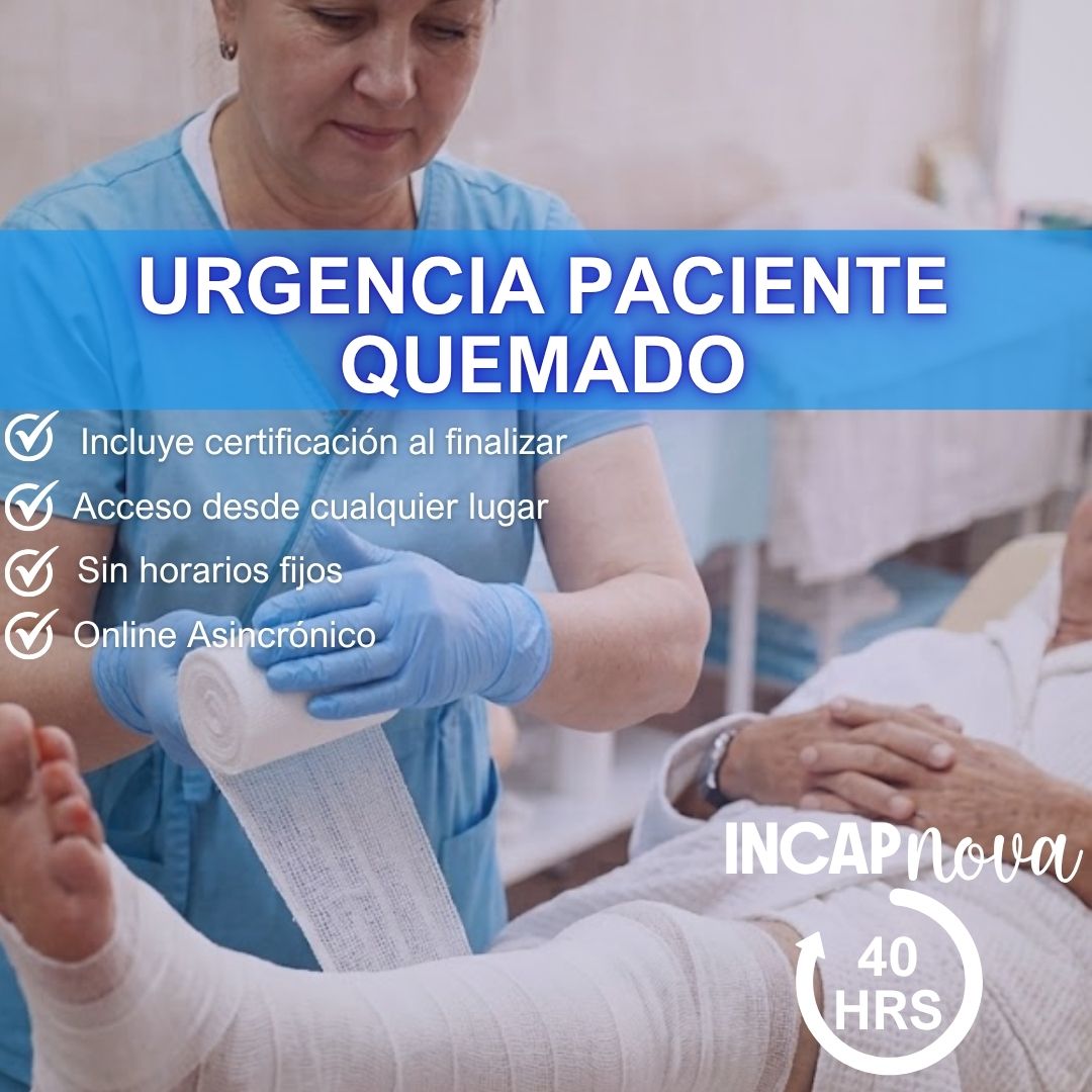 Urgencia paciente quemado